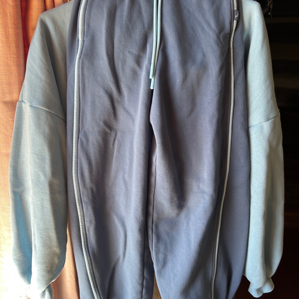 JoyLab Women's Blue Barrel Fleece Joggers oversized - XS feels like S - Picture 6 of 11
